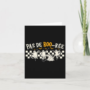 Pas De Boo-rée Ghost Ballet Dancer Halloween Dance Kaart