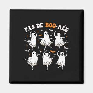 Pas De Boo-rée Ghost Ballet Dancer Halloween Dance Magneet