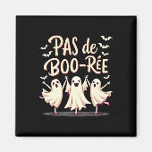 Pas De Boo-rée Ghost Ballet Dancer Halloween Dance Magneet (Voorkant)