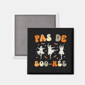 Pas De Boo-rée Ghost Ballet Dancer Halloween Dance Magneet (Voorkant / Achterkant)
