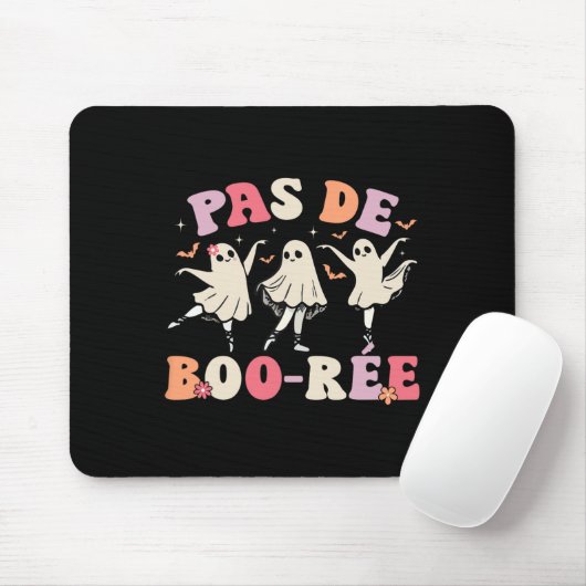 Pas De Boo-rée Ghost Ballet Dancer Halloween Dance Muismat (Met muis)