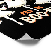 Pas De Boo-rée Ghost Ballet Dancer Halloween Dance Poster (Hoek)