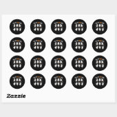 Pas De Boo-rée Ghost Ballet Dancer Halloween Dance Ronde Sticker (Vel)