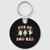 Pas De Boo-rée Ghost Ballet Dancer Halloween Dance Sleutelhanger (Voorkant)