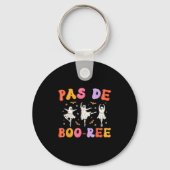 Pas De Boo-rée Ghost Ballet Dancer Halloween Dance Sleutelhanger (Voorkant)