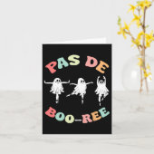 Pas de Boo-ree Ghost Ballet Danser Halloween Dance Kaart (Gele Bloem)