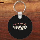 Pas De Boo-rée Ghost Ballet Danser Halloween Danci Sleutelhanger (Voorkant)