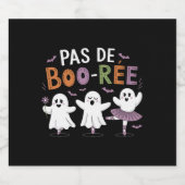 Pas de BOO-ree Ghost Ballet Dansleraar Bier Etiket (Enkel label)