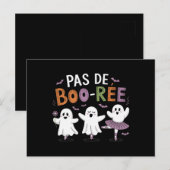 Pas de BOO-ree Ghost Ballet Dansleraar  Briefkaart (Voorkant / Achterkant)