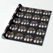 Pas de BOO-ree Ghost Ballet Dansleraar Cadeaupapier (Uitgerold)