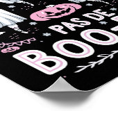 Pas de Boo-rée Ghost Ballet Dansleraar Funny Ha Poster (Hoek)