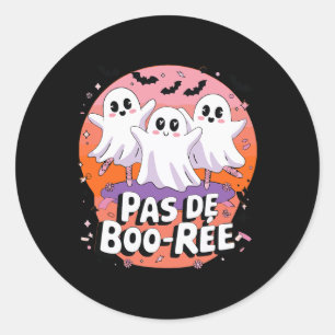 Pas de Boo-rée Ghost Ballet Dansleraar Funny Ha Ronde Sticker