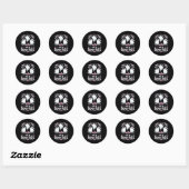 Pas de Boo-rée Ghost Ballet Dansleraar Funny Ha Ronde Sticker (Vel)
