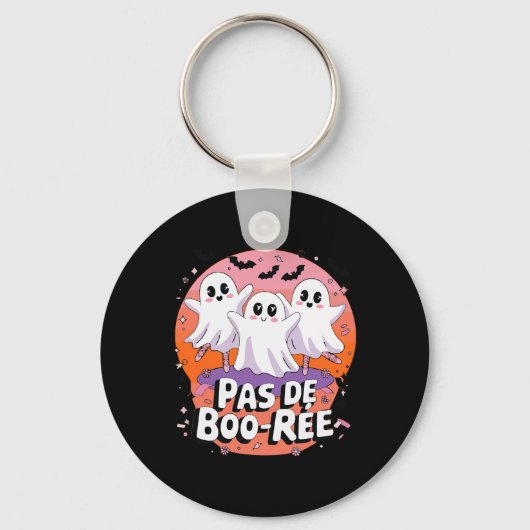 Pas de Boo-rée Ghost Ballet Dansleraar Funny Ha Sleutelhanger (Voorkant)