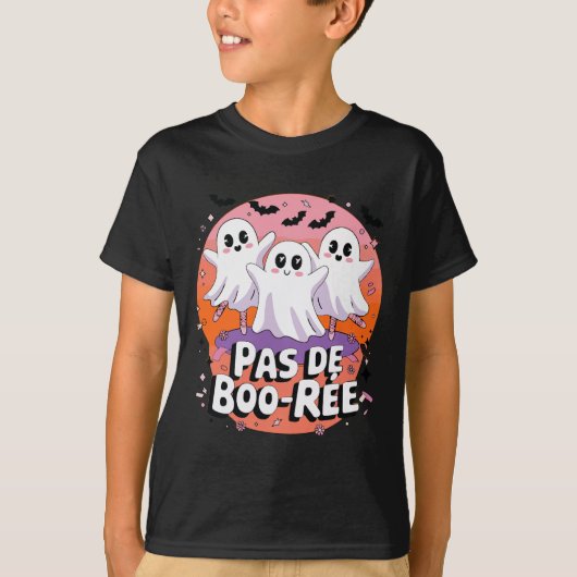 Pas de Boo-rée Ghost Ballet Dansleraar Funny Ha T-shirt (Voorkant)