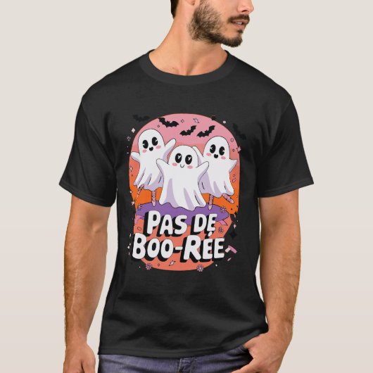 Pas de Boo-rée Ghost Ballet Dansleraar Funny Ha T-shirt (Voorkant)