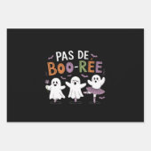Pas de BOO-ree Ghost Ballet Dansleraar  Inpakpapier Vel (Voorkant)