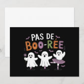 Pas de BOO-ree Ghost Ballet Dansleraar Kaart (Voorkant / Achterkant)
