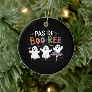 Pas de BOO-ree Ghost Ballet Dansleraar  Keramisch Ornament