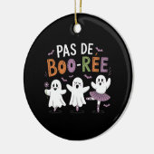Pas de BOO-ree Ghost Ballet Dansleraar Keramisch Ornament (Links)