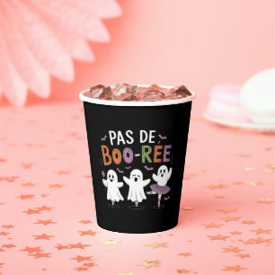 Pas de BOO-ree Ghost Ballet Dansleraar Papieren Bekers