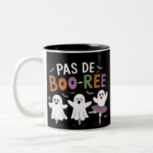 Pas de BOO-ree Ghost Ballet Dansleraar  Tweekleurige Koffiemok