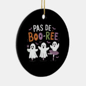 Pas de BOO-ree Ghost Balletdanseres Leraar Keramisch Ornament (Rechts)