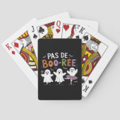 Pas de BOO-ree Ghost Balletdanseres Leraar Pokerkaarten (Achterkant)
