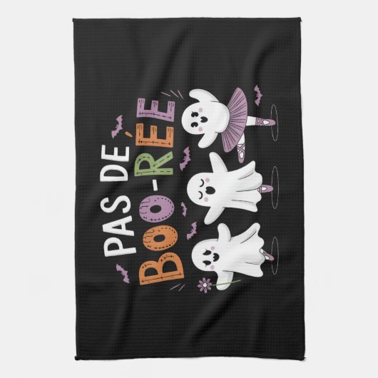 Pas de BOO-ree Ghost Balletdanseres Leraar Theedoek (Verticaal)