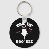 Pas de Boo-ree Grappig Ballet Geesten Halloween Da Sleutelhanger (Voorkant)