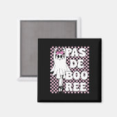 Pas de Boo-ree Grappig Retro Ballet Geesten Hallow Magneet (Voorkant / Achterkant)