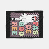 Pas De Boo-ree Grappig  Retro Stijl 70s 80s H Fleece Deken (Voorkant (Horizontaal))