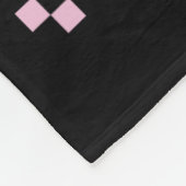 Pas De Boo-ree Grappig  Retro Stijl 70s 80s H Fleece Deken (Hoek)