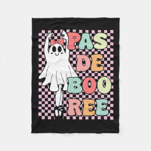 Pas De Boo-ree Grappig  Retro Stijl 70s 80s H Fleece Deken