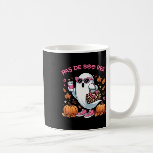 Pas de Boo Ree Halloween Spooky Koffiemok (Rechts)