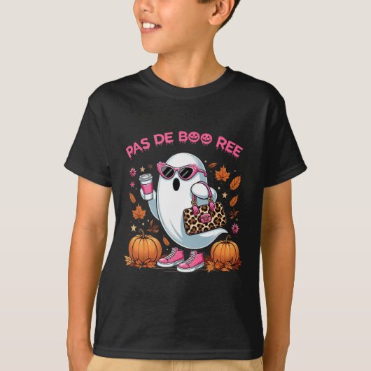 Pas de Boo Ree Halloween Spooky T-shirt (Voorkant)