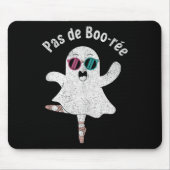 Pas De Boo-rée Schattige Ballerina Ghost Funny Bal Muismat (Voorkant)