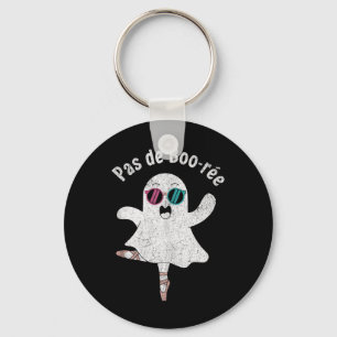 Pas De Boo-rée Schattige Ballerina Ghost Funny Bal Sleutelhanger