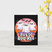 Pas De Boo-rée Spook Ballet Dansleraar Funny Ha Kaart (Gele Bloem)