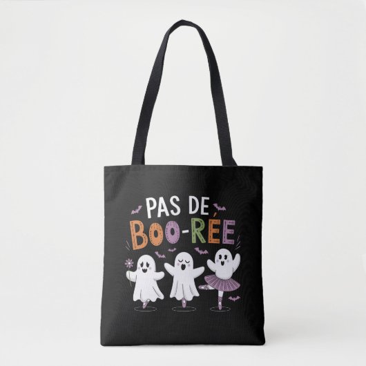 Pas de BOO-ree spookballet dansleraar  Tote Bag (Voorkant)