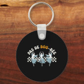 Pas De Boo-rée Spooky Halloween Ghost Ballet Dans Sleutelhanger (Voorkant)