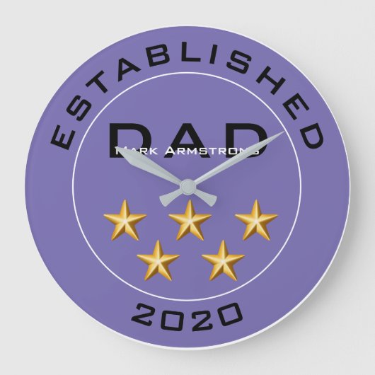 Pas de bovenste vijf sterren aan, Stap Dad Vaderda Grote Klok (Voorkant)