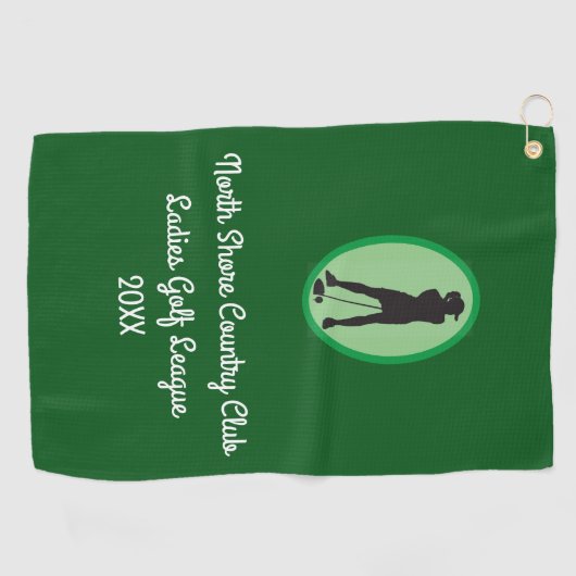 Pas de dameshanddoek van het Golf aan Golfhanddoek (Horizontaal)