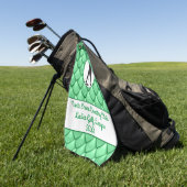 Pas de dameshanddoek van het Golf aan Golfhanddoek (Groen)