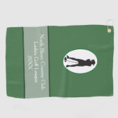 Pas de dameshanddoek van het Golf aan Golfhanddoek (Horizontaal)