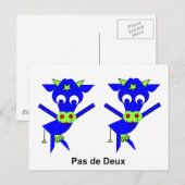 Pas de Deux Briefkaart (Voorkant / Achterkant)