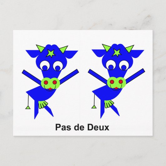Pas de Deux Briefkaart (Voorkant)