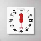 Pas de Druk van het Canvas van het Etiket aan (Voorkant)