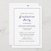 Pas de Eenvoudige Uitnodiging van de Partij van de (Voorkant / Achterkant)