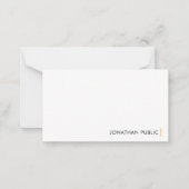 Pas de elegante Sjabloon van het moderne Eenvoudig (Voorkant)